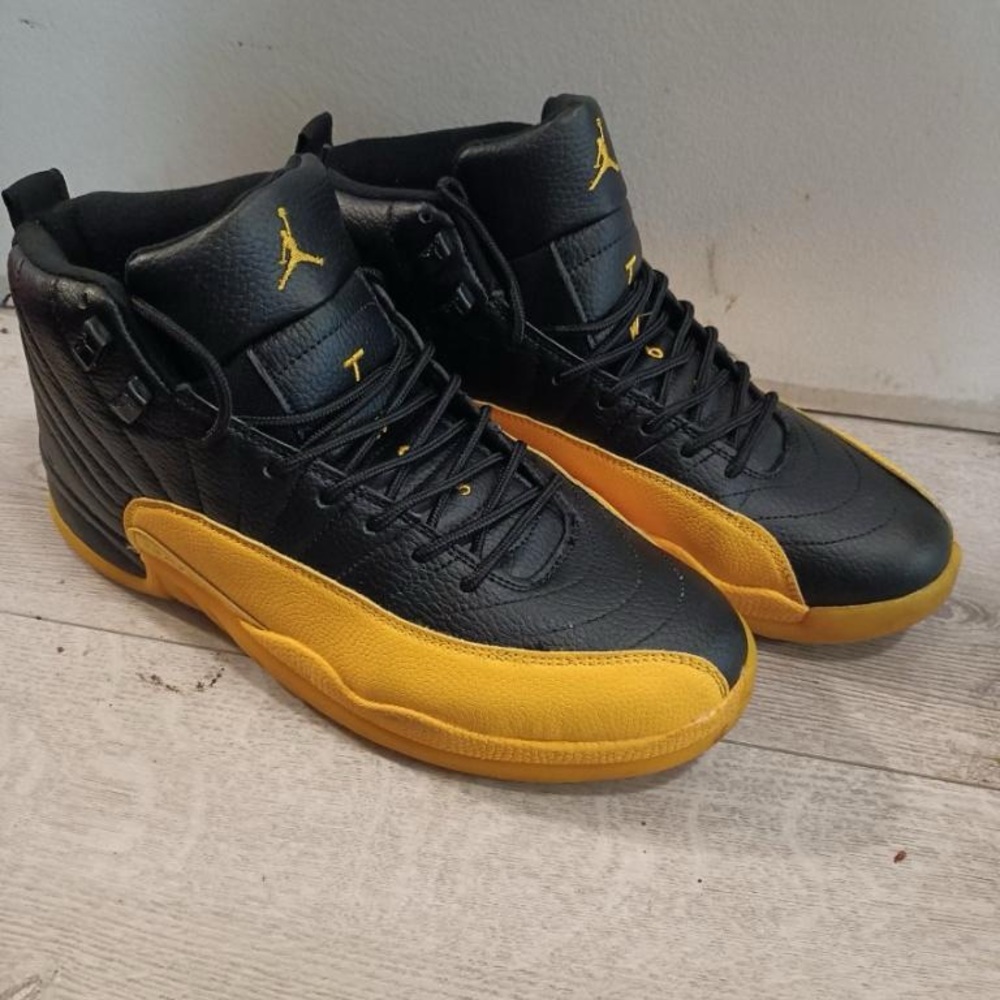 University gold men’s Jordan’s size 12